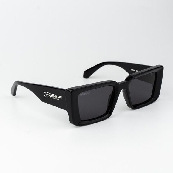 Off-White SAVANNAH Women Sunglasses Black Grey Cat Eye OERI064 SAVANNAH 1007 main image 4